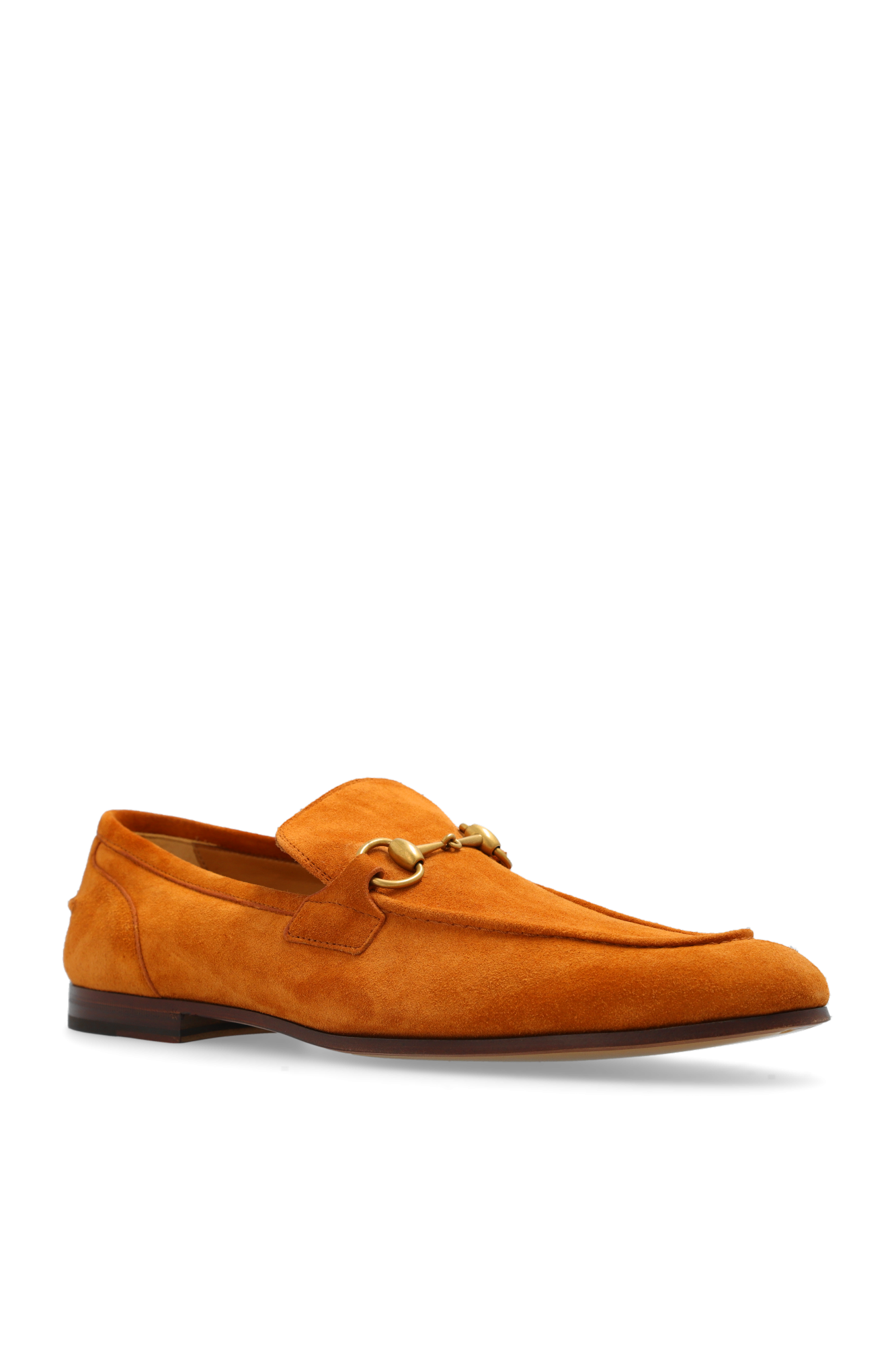 Gucci 2025 orange loafers